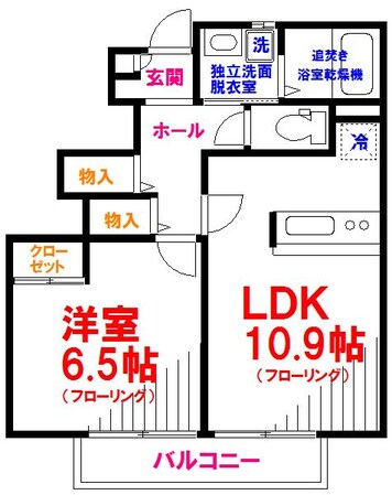 アムール　Mariageの物件間取画像